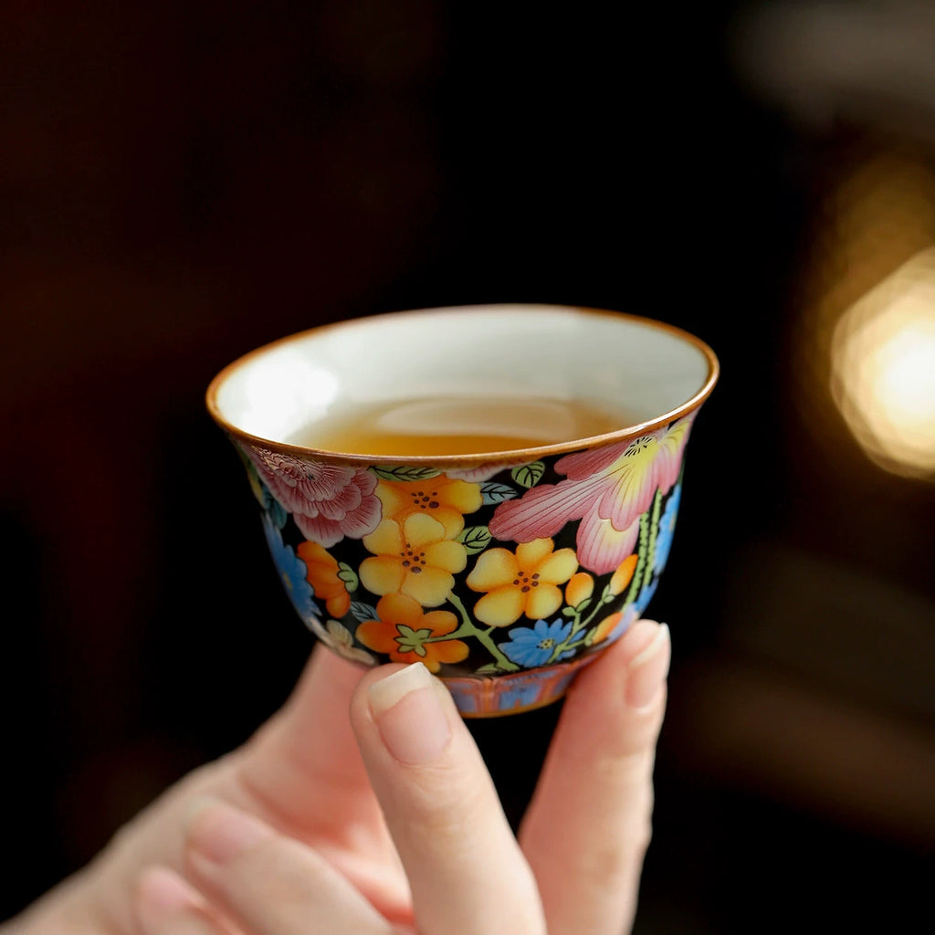Ru Kiln Enamel Teacup| 55ml