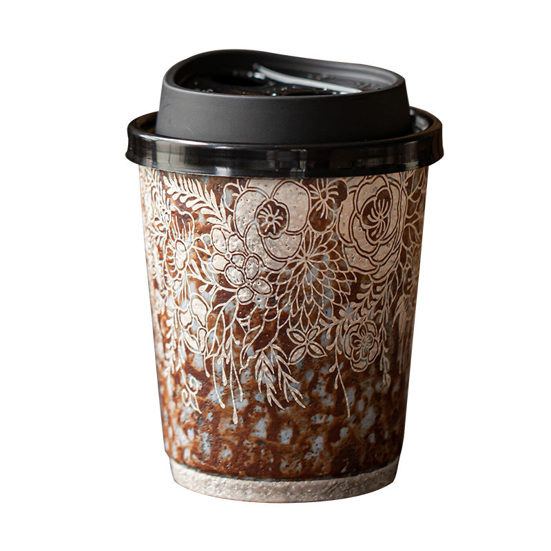 Tasse à café / Tasse à Coca-Cola | Wabi-sabi vintage argenté